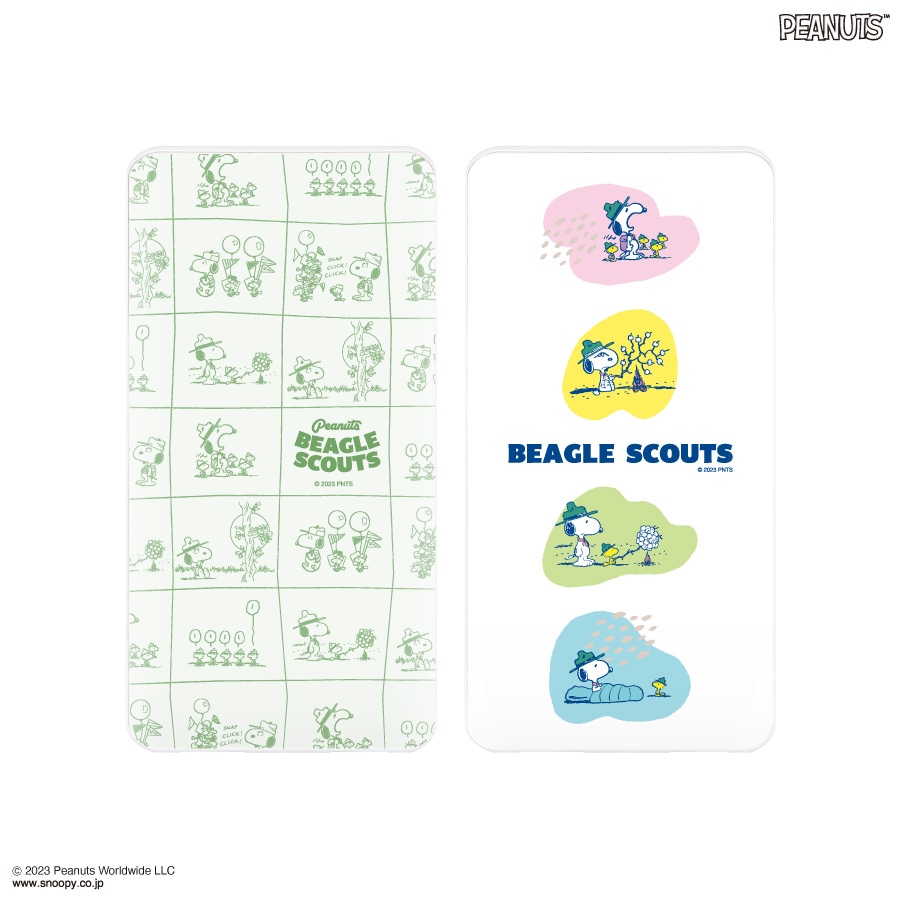 ピーナッツ スヌーピー USB / USB Type-C 4000mAh リチウムイオンポリマー充電器 2.1A