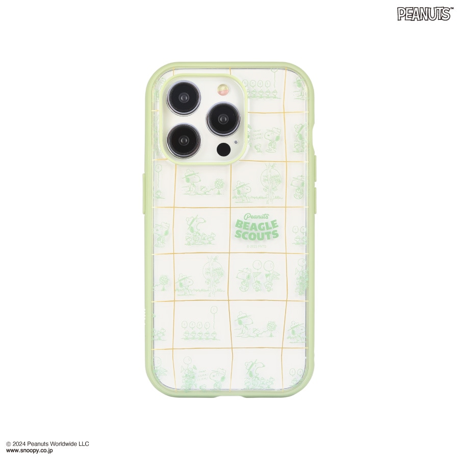 ピーナッツ スヌーピー IIIIfit Clear iPhone15 Pro 対応 ケース