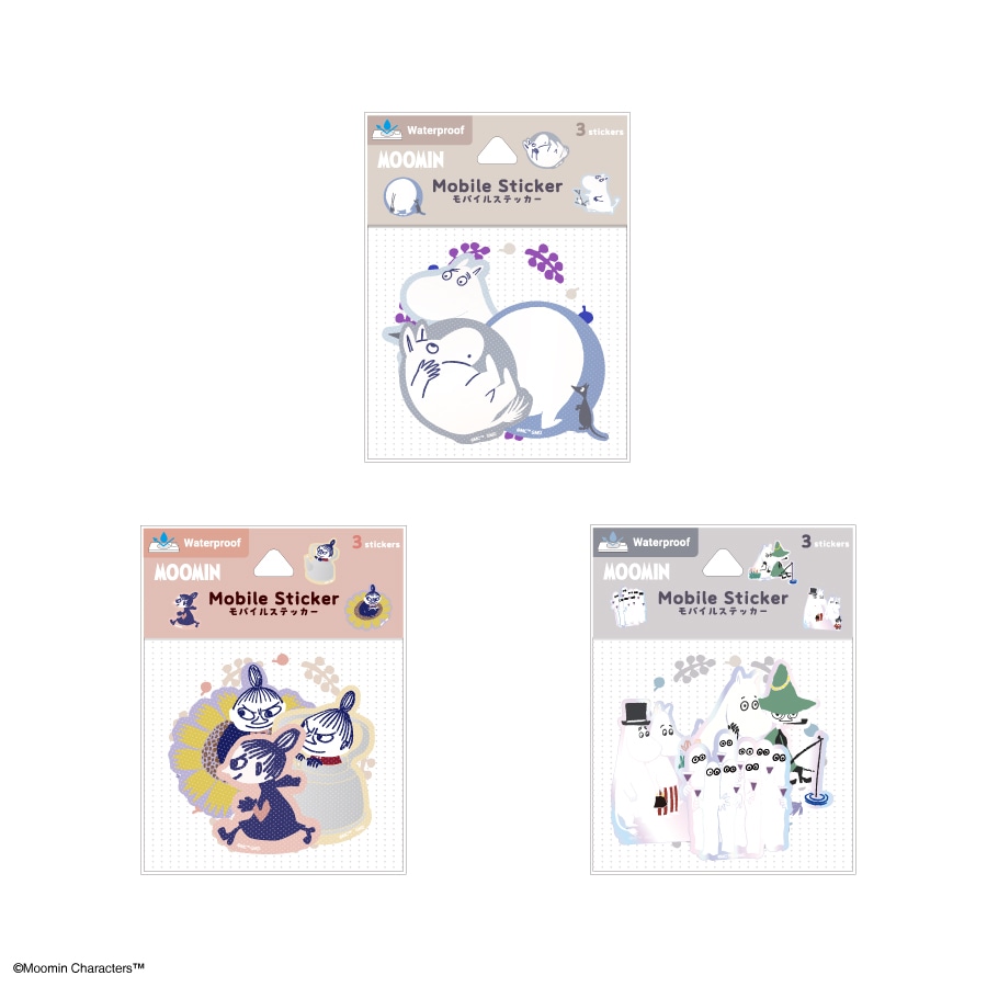 ムーミン モバイルステッカー