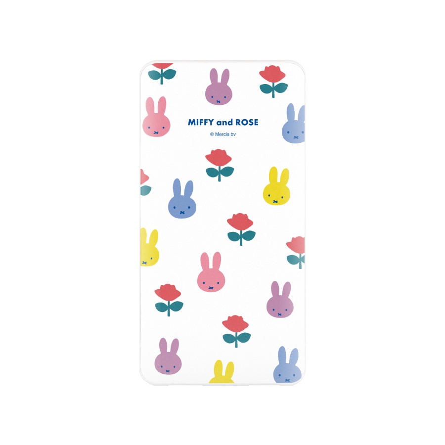 ミッフィー MIFFY and ROSE USB / USB Type-C 4000mAh リチウムイオンポリマー充電器 2.1A