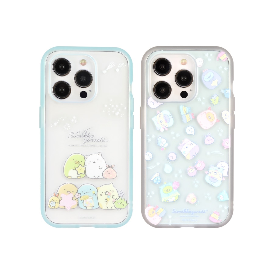 すみっコぐらし IIIIfit Clear iPhone15 Pro 対応 ケース