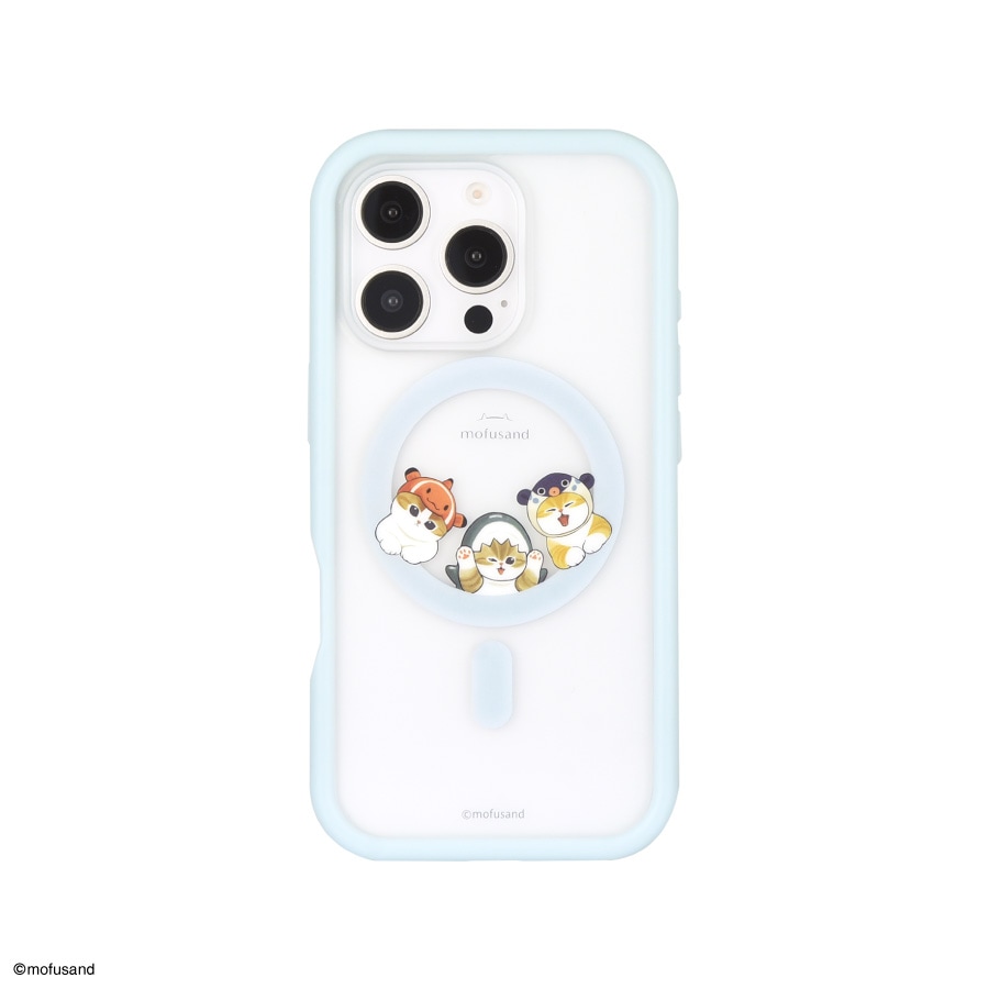 新規購入 mofusand iPhone16 Pro MagSafe 対応 プランプフレームケース iPhoneアクセサリー