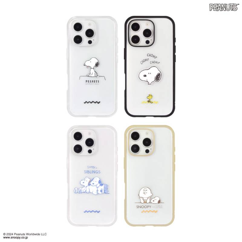 ピーナッツ スヌーピー IIIIfit Clear iPhone16 Pro 対応 ケース