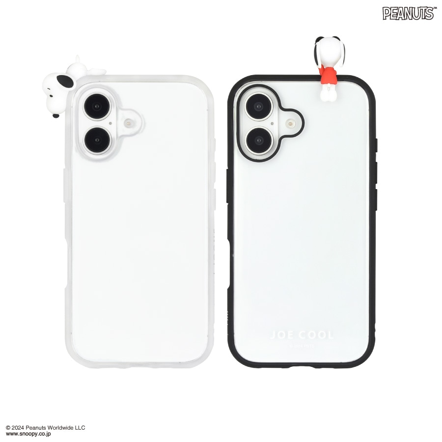ピーナッツ スヌーピー iPhone16 Pro 対応 クリスタルクリア