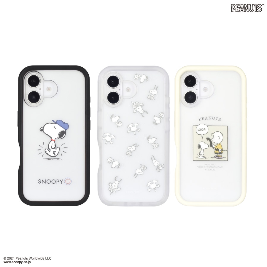ピーナッツ スヌーピー iPhone16 対応 プランプフレームケース