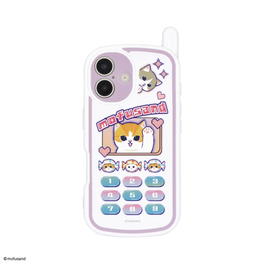 mofusand iPhone16 対応 レトロガラケー風ケース