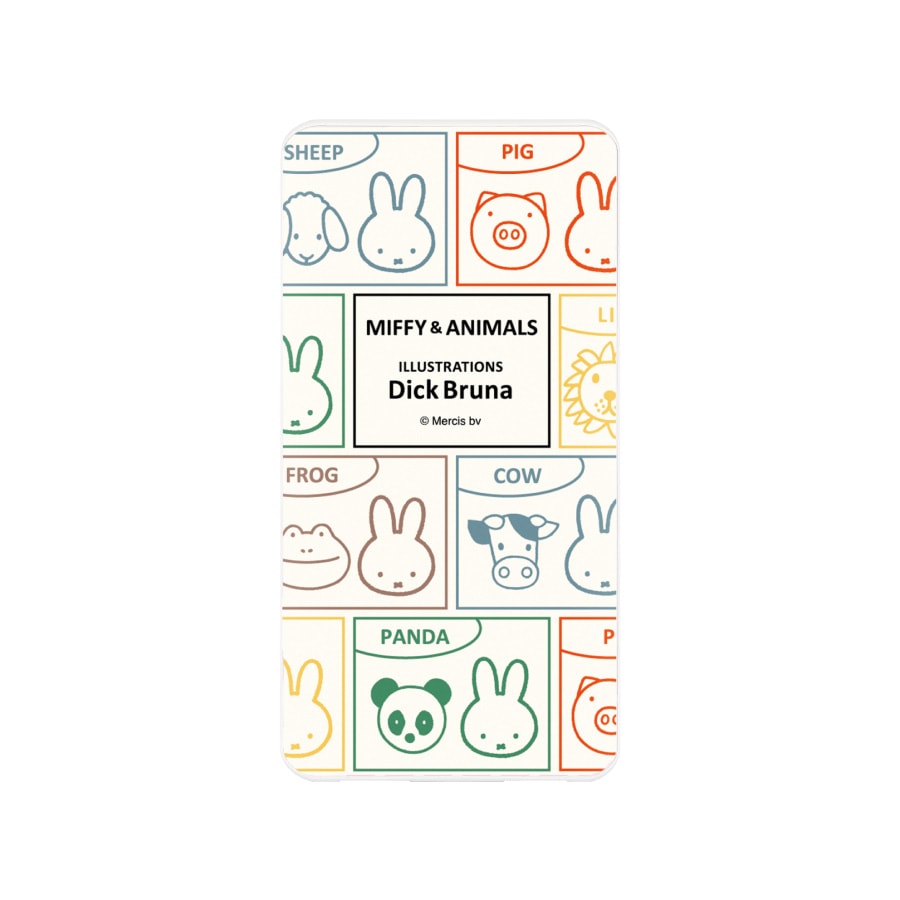 ミッフィー MIFFY&ANIMALS USB / USB Type-C 4000mAh リチウムイオンポリマー充電器 2.1A