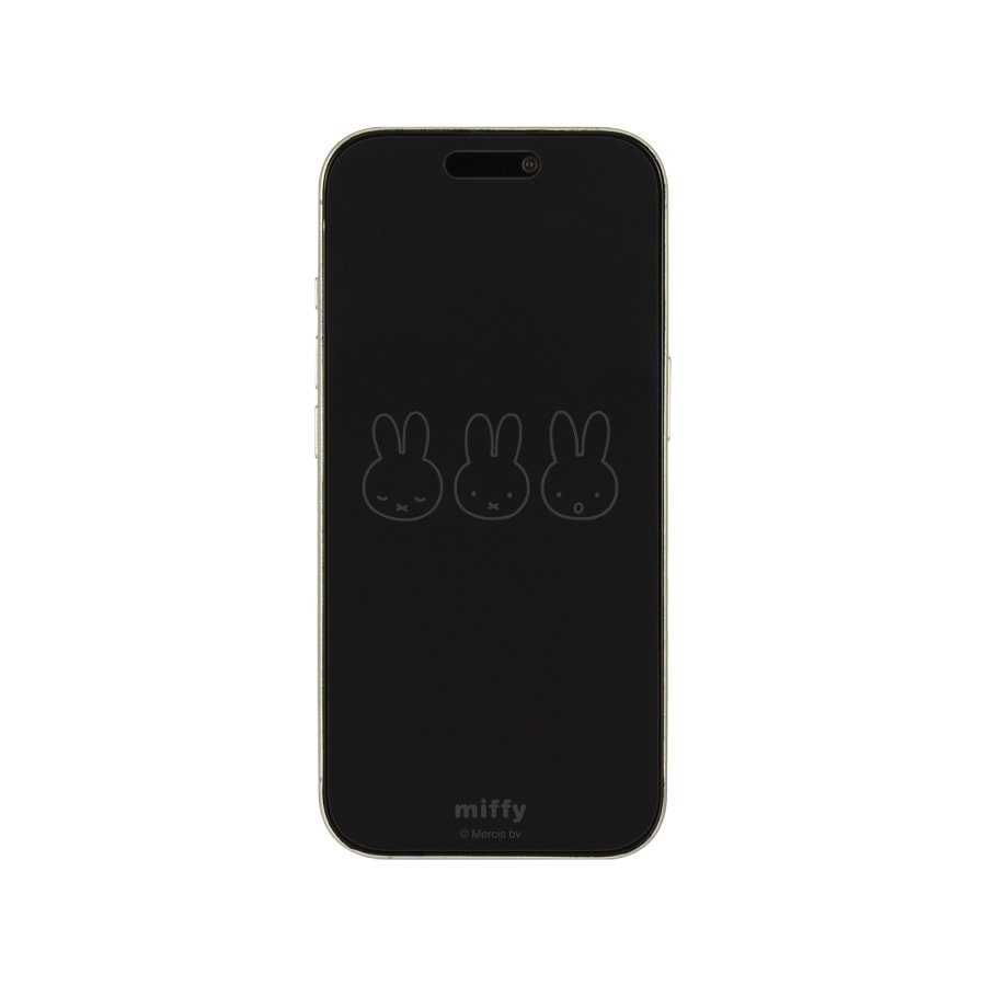 ミッフィー iPhone 16 Pro 対応 ガラススクリーンプロテクター