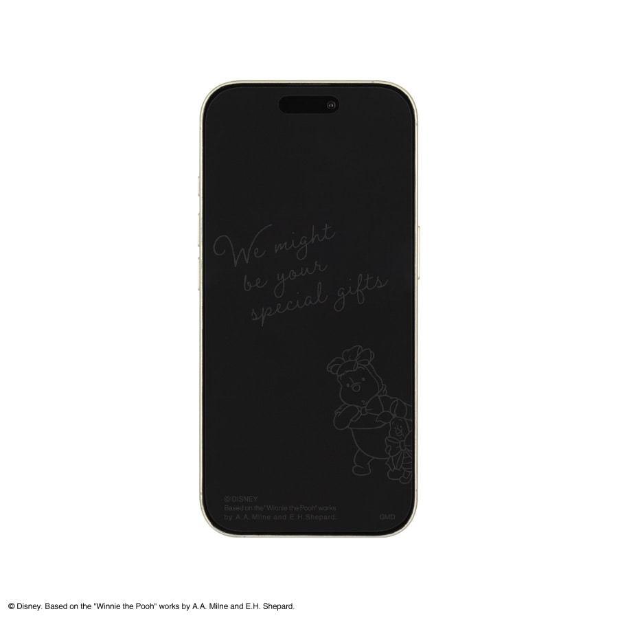 ディズニーキャラクター ／ iPhone 16 / 15 / 15 Pro / 14 / 14 Pro / 13 / 13 Pro 対応 ガラススクリーンプロテクター