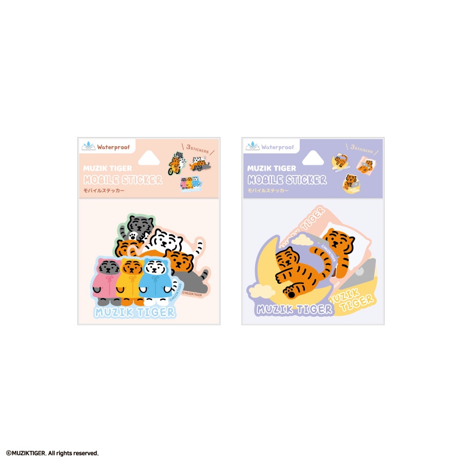 MUZIK TIGER モバイルステッカー