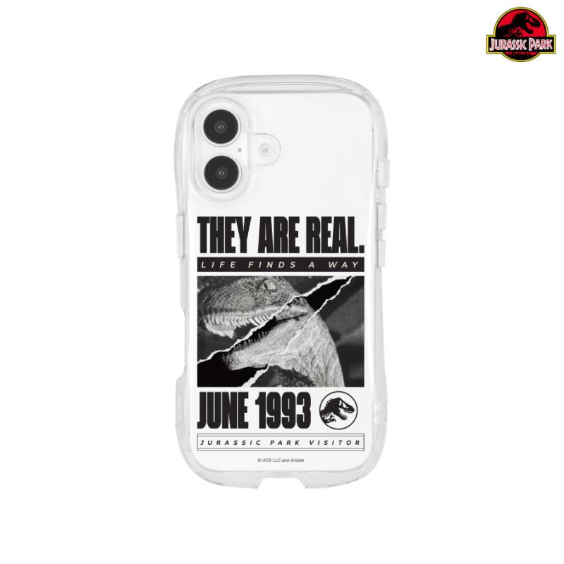 JURASSIC PARK iPhone16 対応 クリスタルクリアケース | さ行