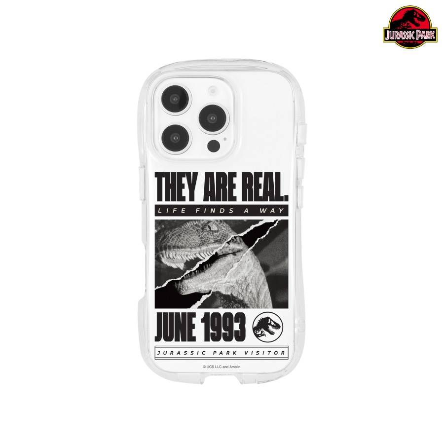 JURASSIC PARK iPhone16 Pro 対応 クリスタルクリアケース