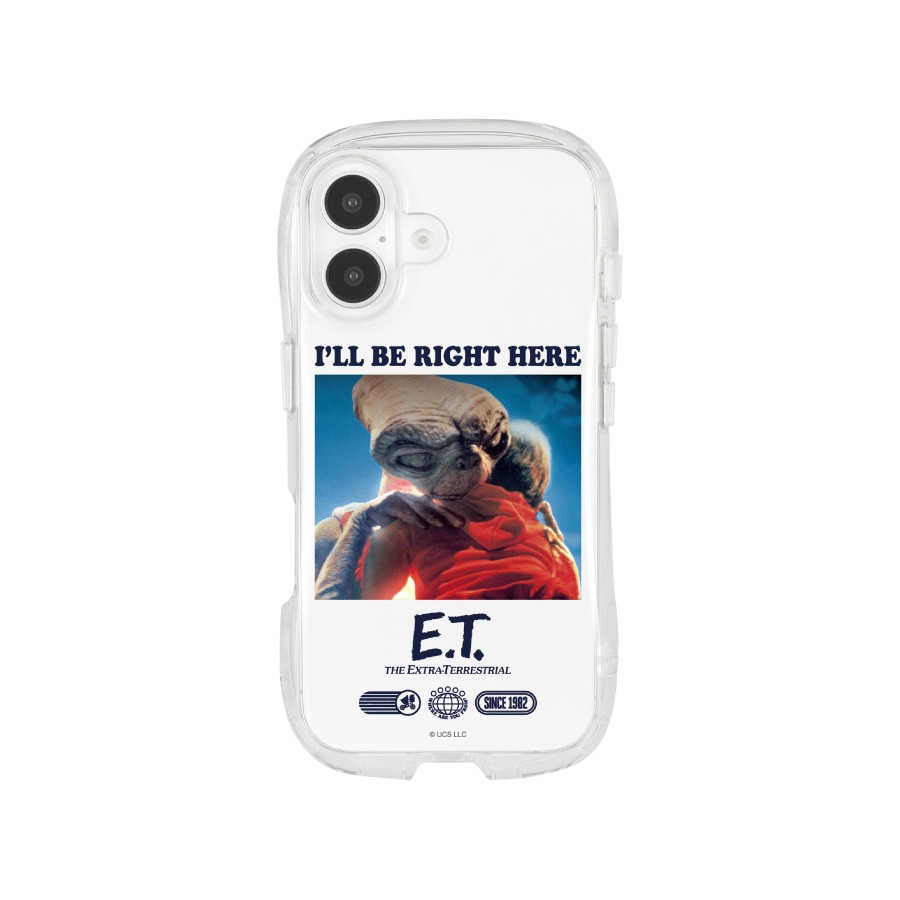 E.T. iPhone16 対応 クリスタルクリアケース