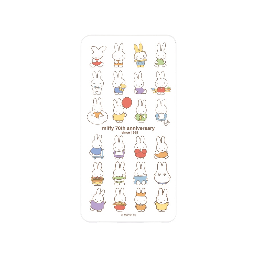 ミッフィー 70th USB / USB Type-C 4000mAh リチウムイオンポリマー充電器 2.1A