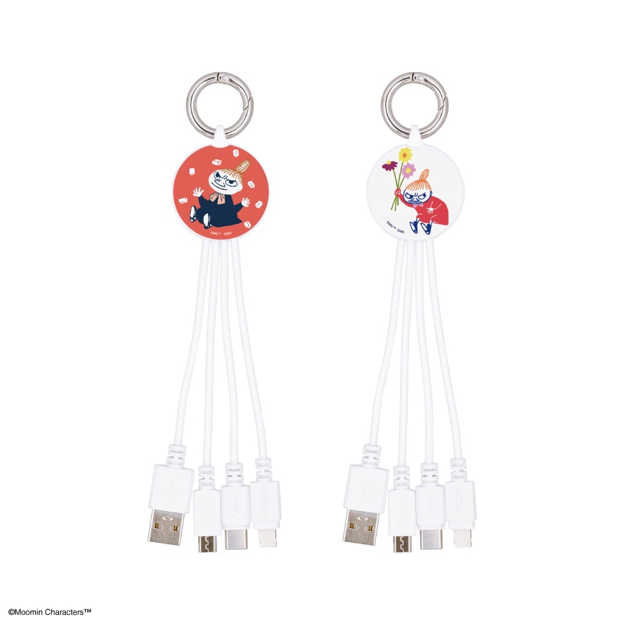 ムーミン リトルミイフェア マルチ充電ケーブル