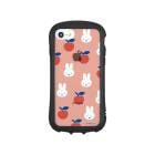 ミッフィー MIFFY FRUITS iPhoneSE (第3世代/第2世代) / 8 / 7 / 6s / 6 対応 ハイブリッドクリアケース|ミッフィー|ま行