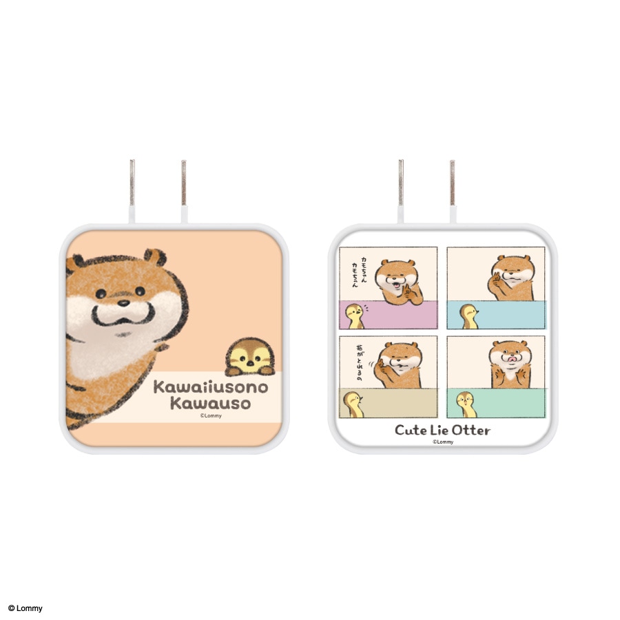 可愛い嘘のカワウソ USB / USB Type-C ACアダプタ