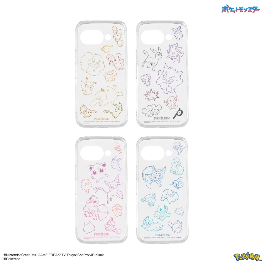 ポケットモンスター Google Pixel 9a 対応 クリアケース