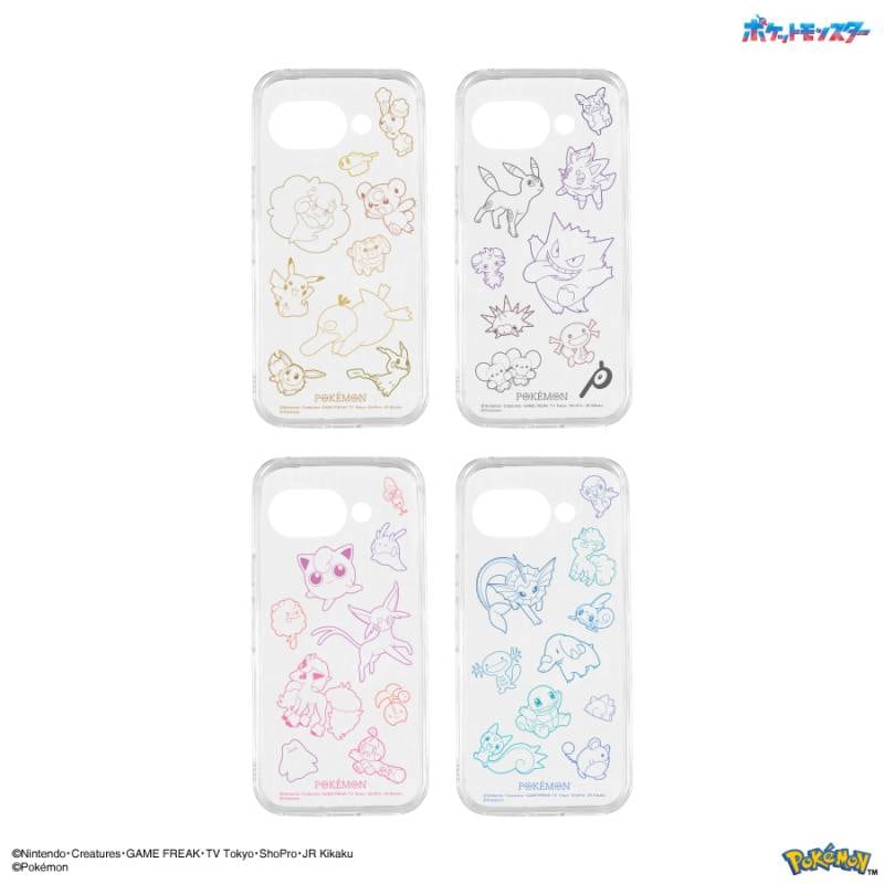 ポケットモンスター Google Pixel 9a 対応 クリアケース | は行