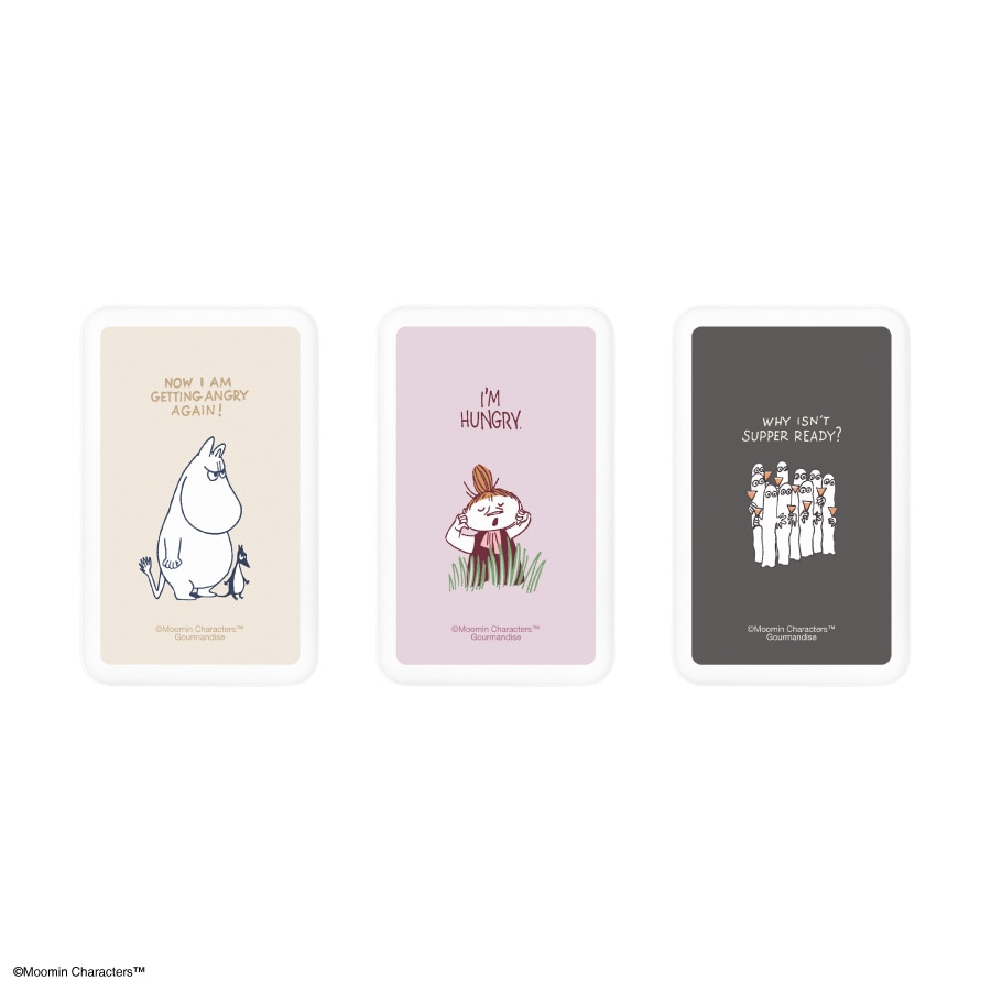 ムーミン MagSafe対応 ワイヤレスリチウム充電器 5000mAh