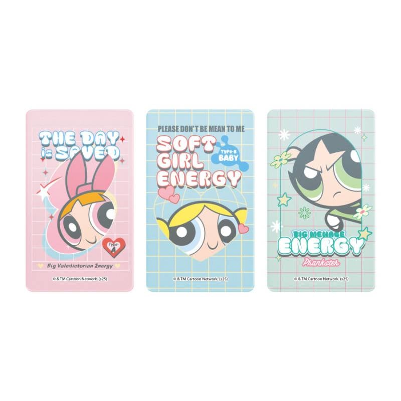 パワーパフガールズ携帯公式サイトのクリアファイルと販促カード パワーパフガールズ携帯公式サイトのクリアファイルと販促カード