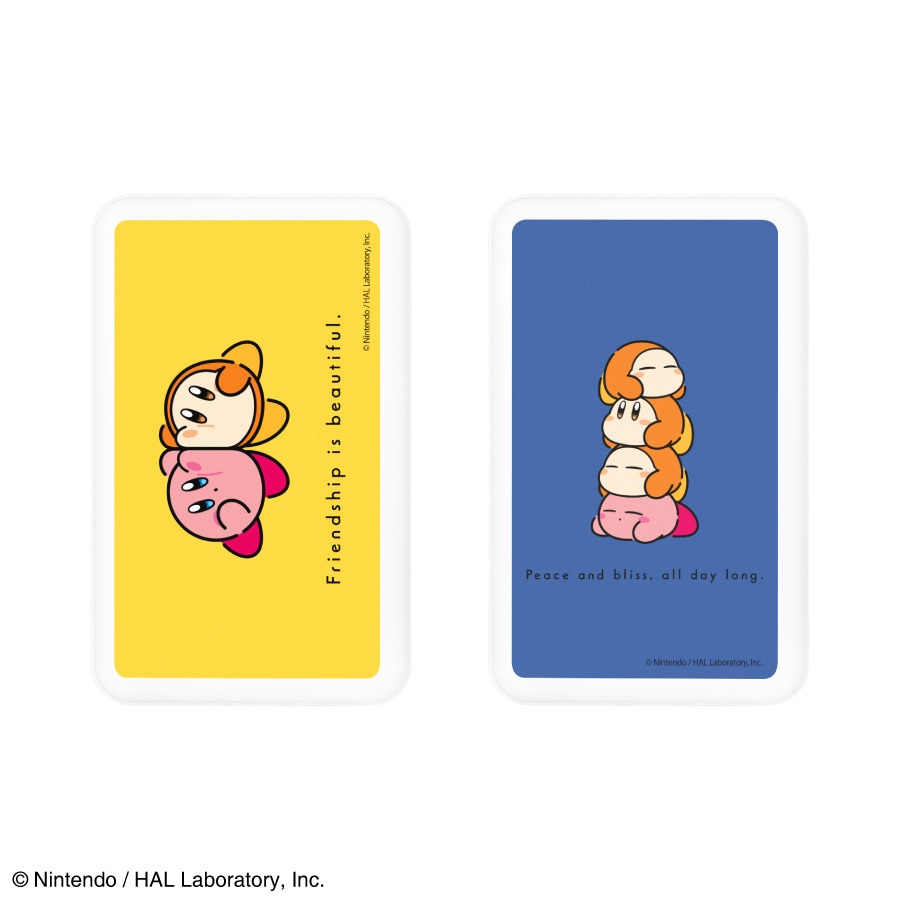 カービィ play with ワドルディ MagSafe対応 ワイヤレスリチウム充電器 5000mAh