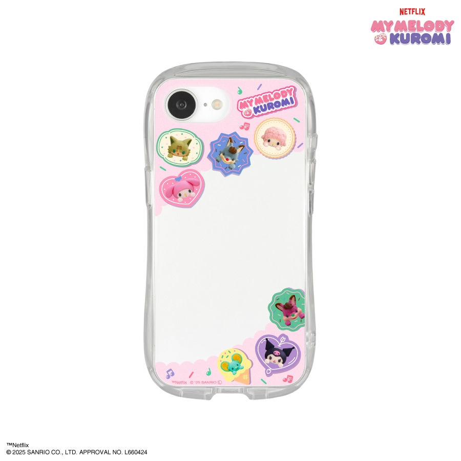 Netflix オリジナルアニメ My Melody & Kuromi iPhone16e 対応 クリスタルクリアケース