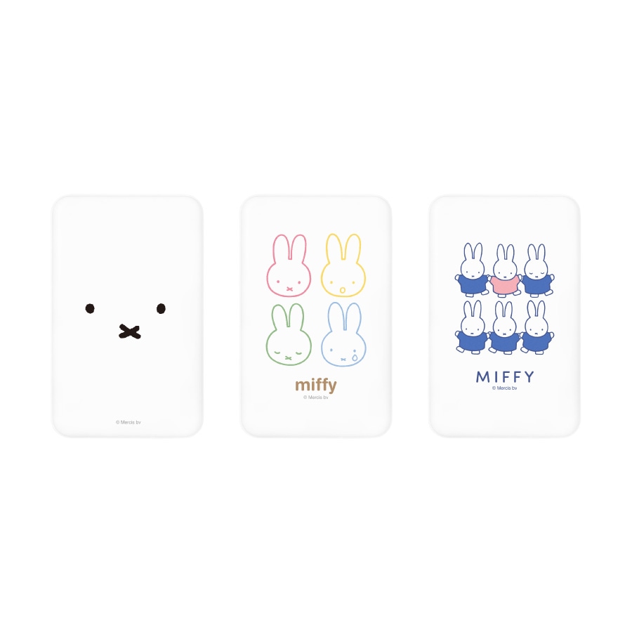 7月下旬発売予定　ミッフィー MagSafe対応 ワイヤレスリチウム充電器 5000mAh