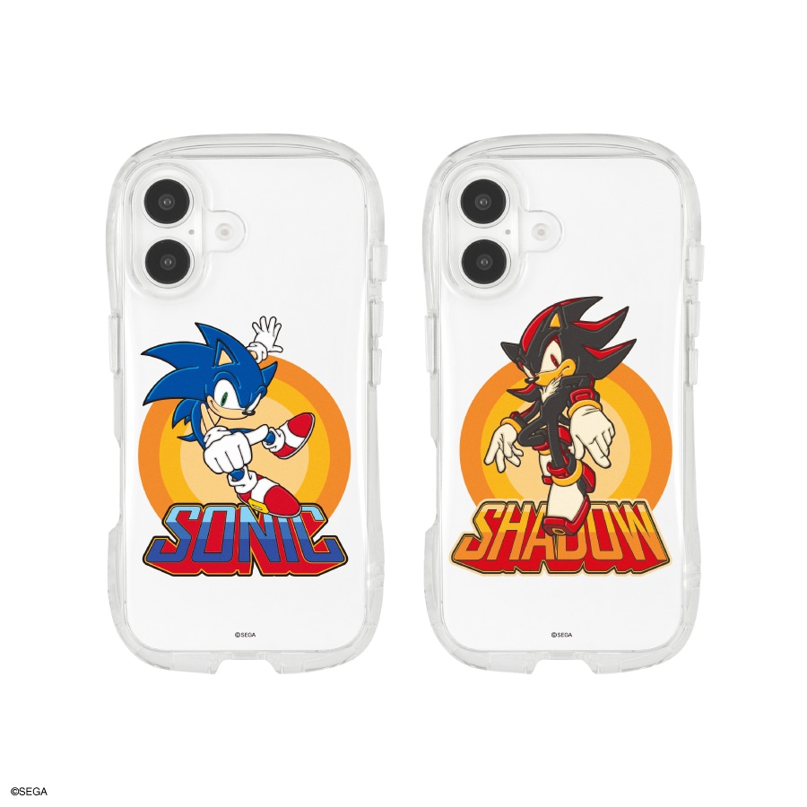 ソニック・ザ・ヘッジホッグ iPhone16 対応 クリスタルクリアケース