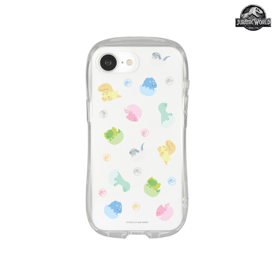 ジュラシック・ワールド iPhone16e 対応 クリスタルクリアケース