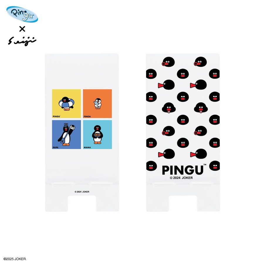 ピングー×松本セイジ アクリルスマホスタンド