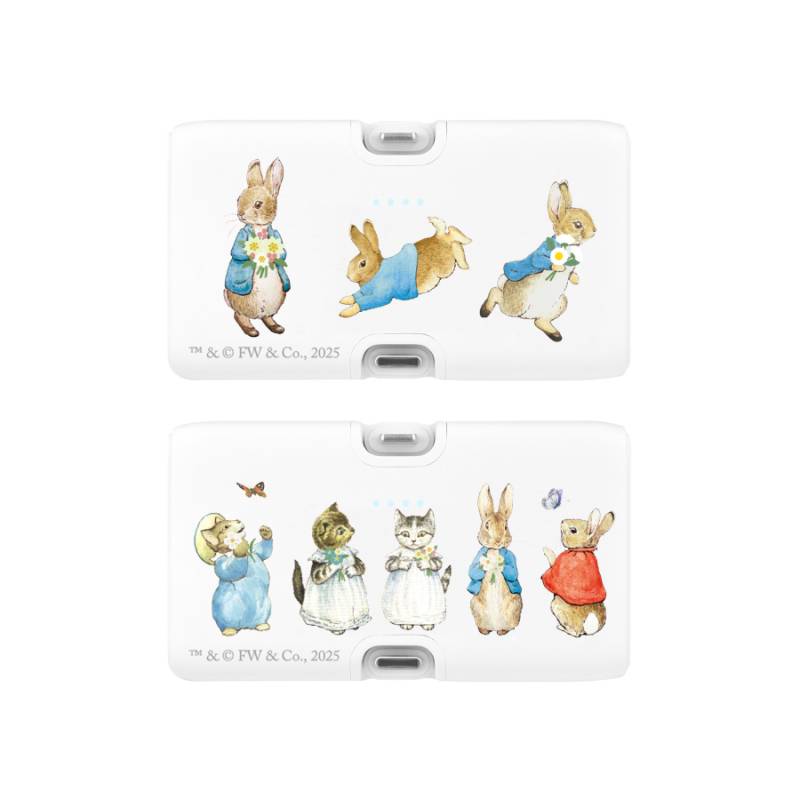 ピーターラビット(TM) Lightning / Type-C コネクタ付き リチウム