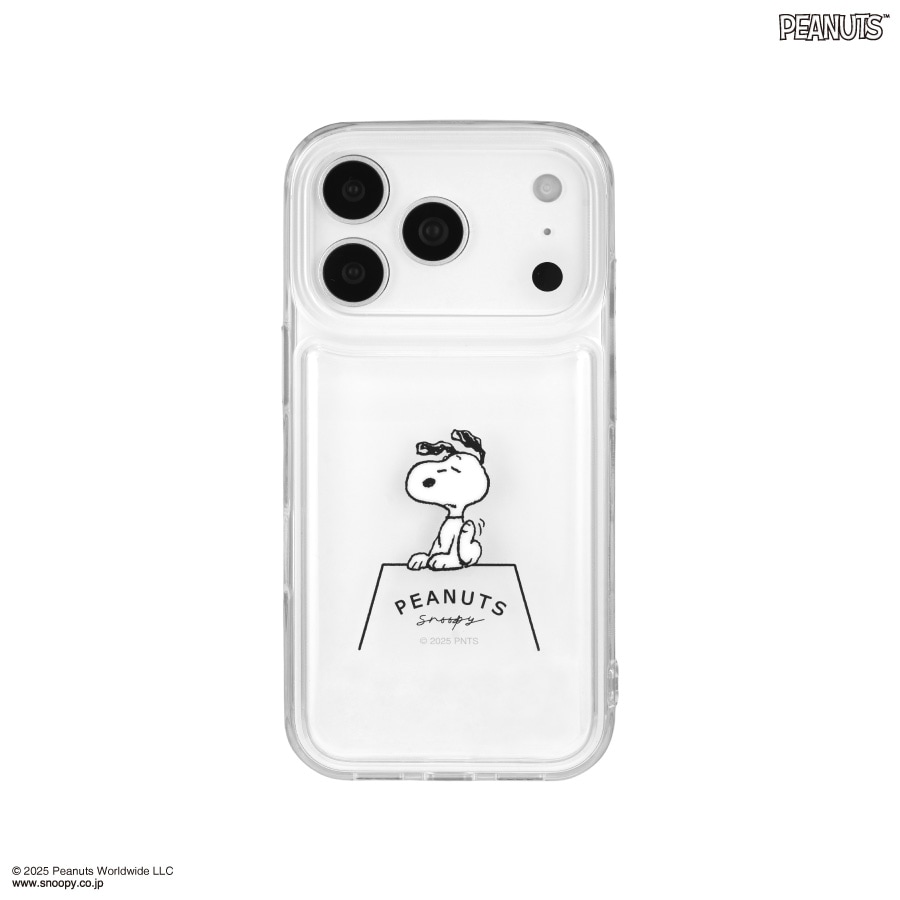 ピーナッツ スヌーピー IIIIfit Clear iPhone17 Pro 対応 ケース