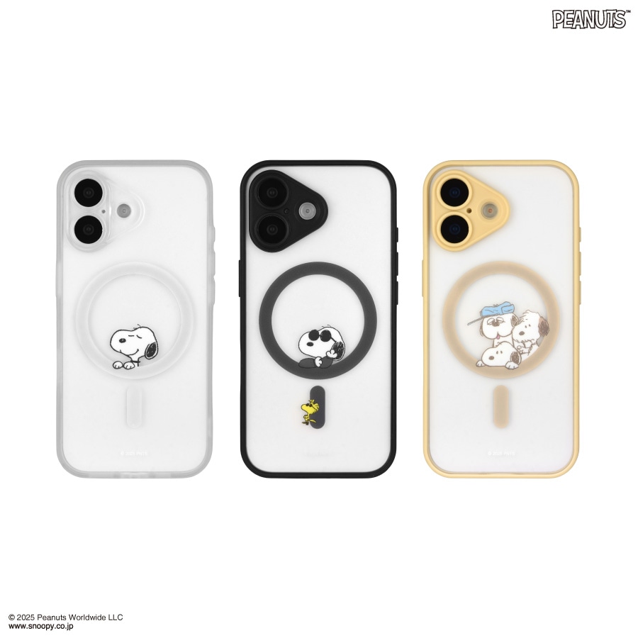ピーナッツ スヌーピー IIIIfit プランプフレーム iPhone17 MagSafe 対応 ケース