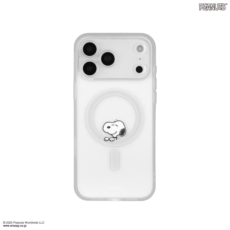 ピーナッツ スヌーピー IIIIfit プランプフレーム iPhone17 Pro Max MagSafe 対応 ケース