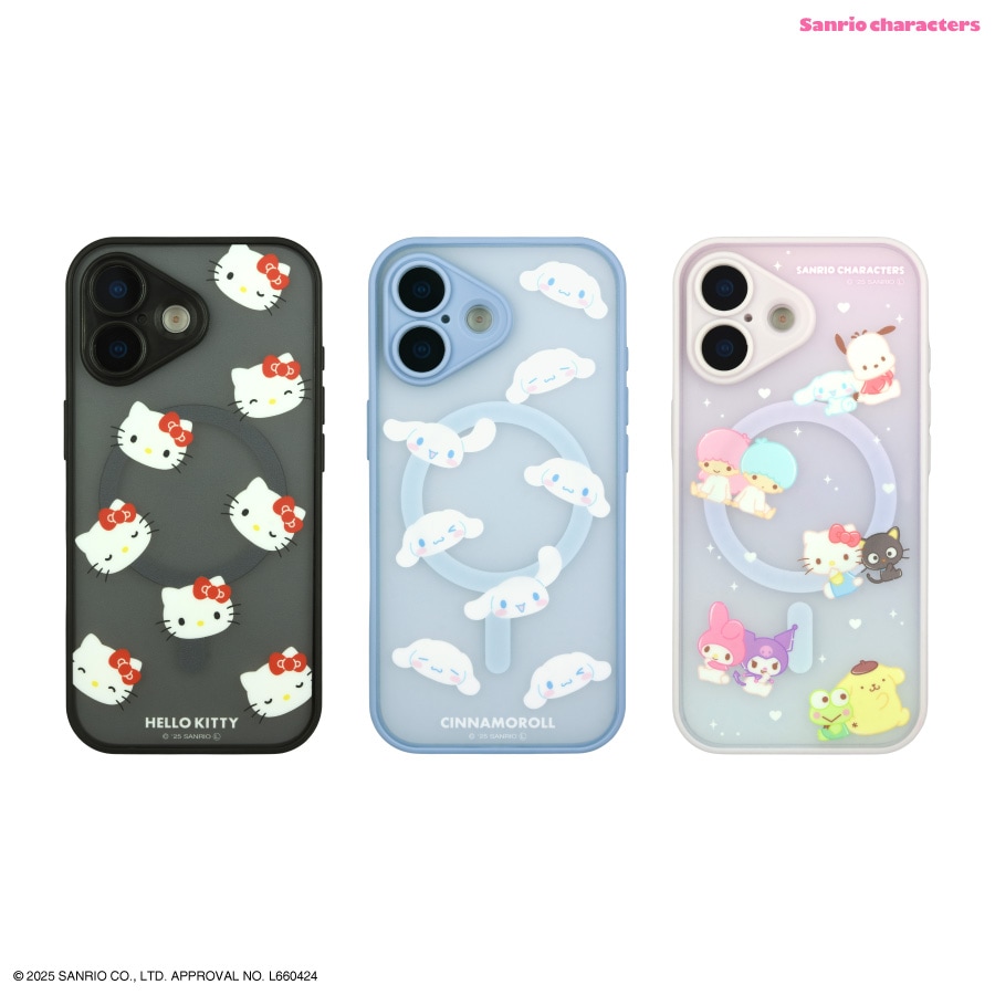 サンリオキャラクターズ IIIIfit プランプフレーム iPhone17 MagSafe 対応 ケース