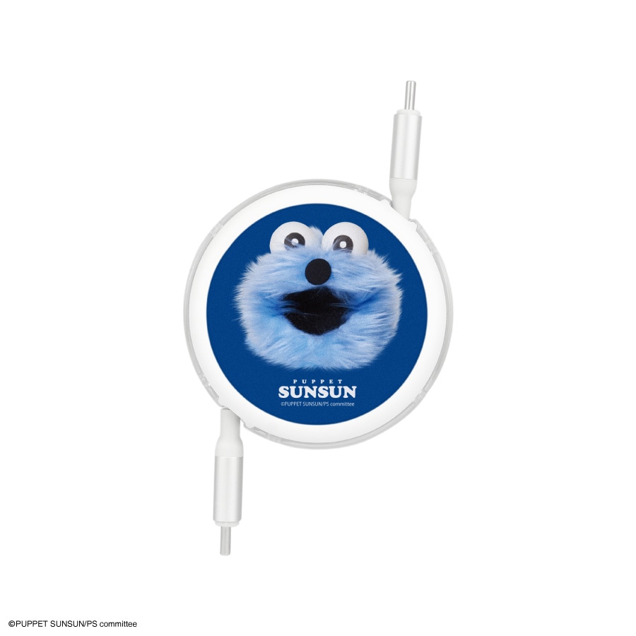 PUPPET SUNSUN (パペットスンスン) PD60W 対応 USB2.0 リール式 Type-C ケーブル