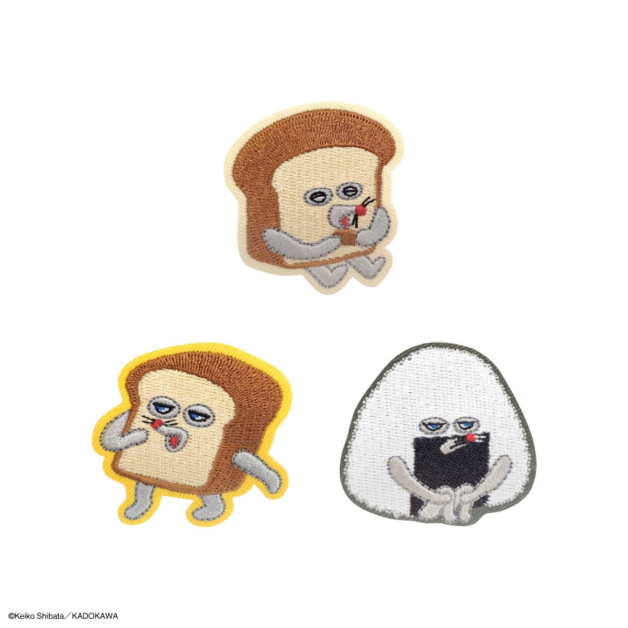 12月上旬発売予定　パンどろぼう 刺繍モバイルステッカー