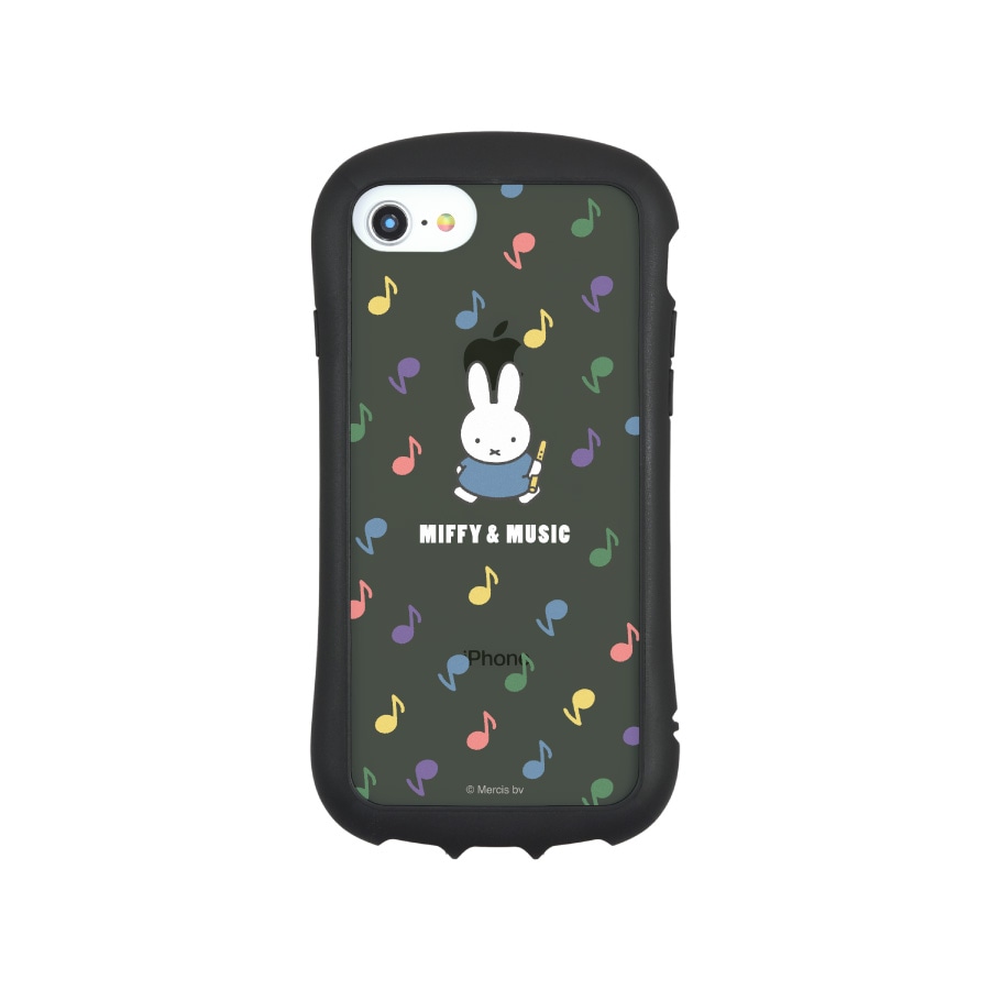 ミッフィー MIFFY＆MUSIC iPhoneSE ( 第3世代 / 第2世代 ) / 8 / 7 / 6s / 6 対応 ハイブリッドクリアケース