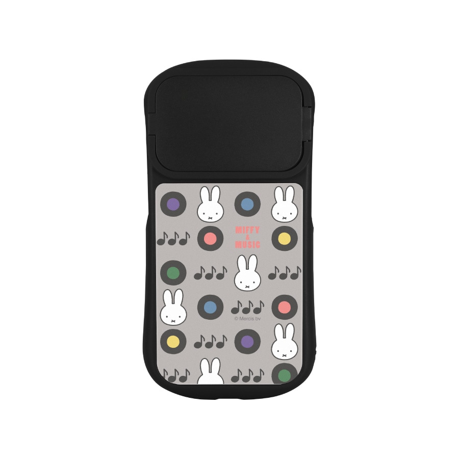 ミッフィー MIFFY＆MUSIC iPhone15 / 15 Pro / 14 / 14 Pro / 13 / 13 Pro / 12 / 12 Pro 対応 ハイブリッドガラスケース