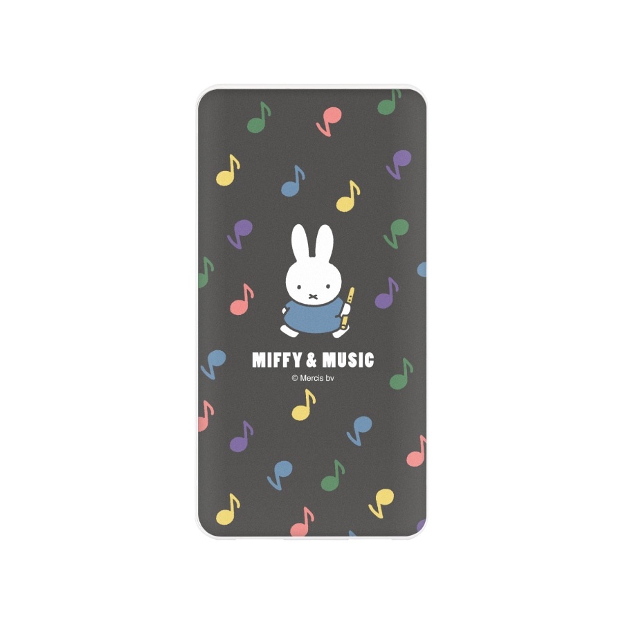 ミッフィー MIFFY＆MUSIC USB / USB Type-C 4000mAh リチウムイオンポリマー充電器 2.1A