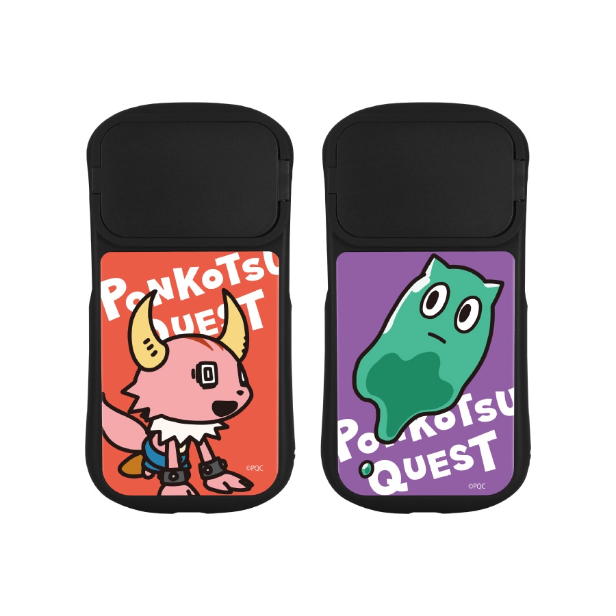 ポンコツクエスト iPhone15 / 15 Pro / 14 / 14 Pro / 13 / 13 Pro / 12 / 12 Pro 対応 ハイブリッドガラスケース