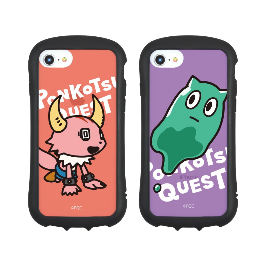 ポンコツクエスト iPhoneSE ( 第3世代 / 第2世代 ) / 8 / 7 / 6s / 6 対応 ハイブリッドクリアケース
