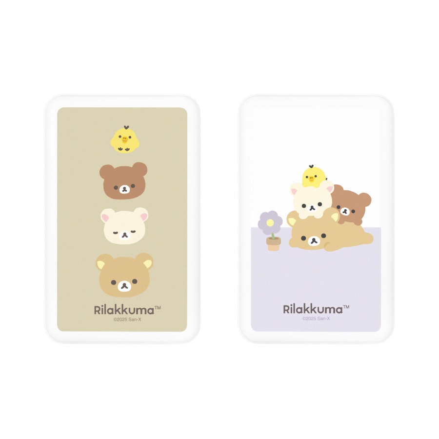 リラックマ MagSafe 対応 ワイヤレスリチウム充電器 5000mAh