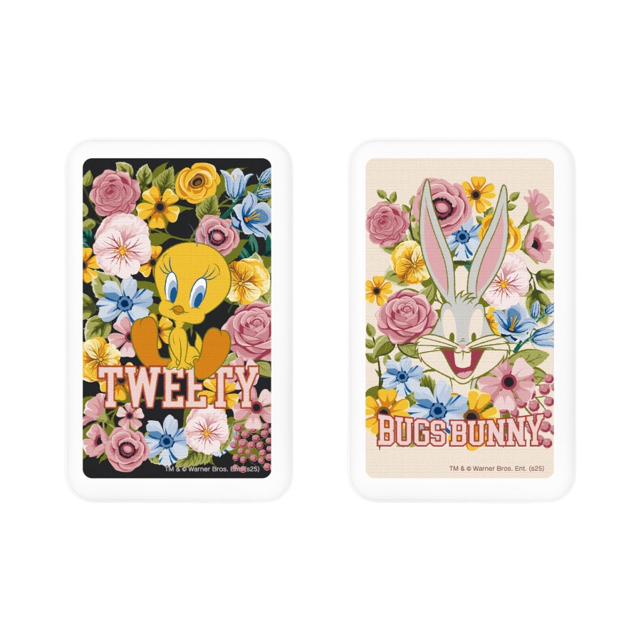 ルーニー・テューンズ MagSafe対応 ワイヤレスリチウム充電器 5000mAh