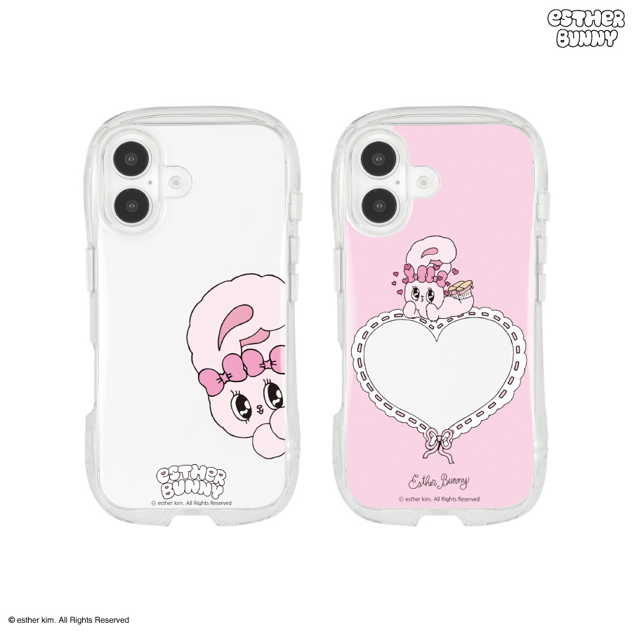 Esther Bunny iPhone16 対応 クリスタルクリアケース | あ行,エスター