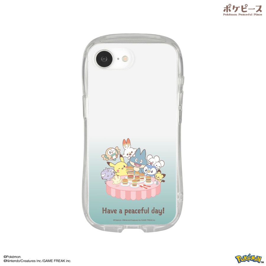 ポケットモンスター ポケピース iPhone16e 対応 クリスタルクリアケース
