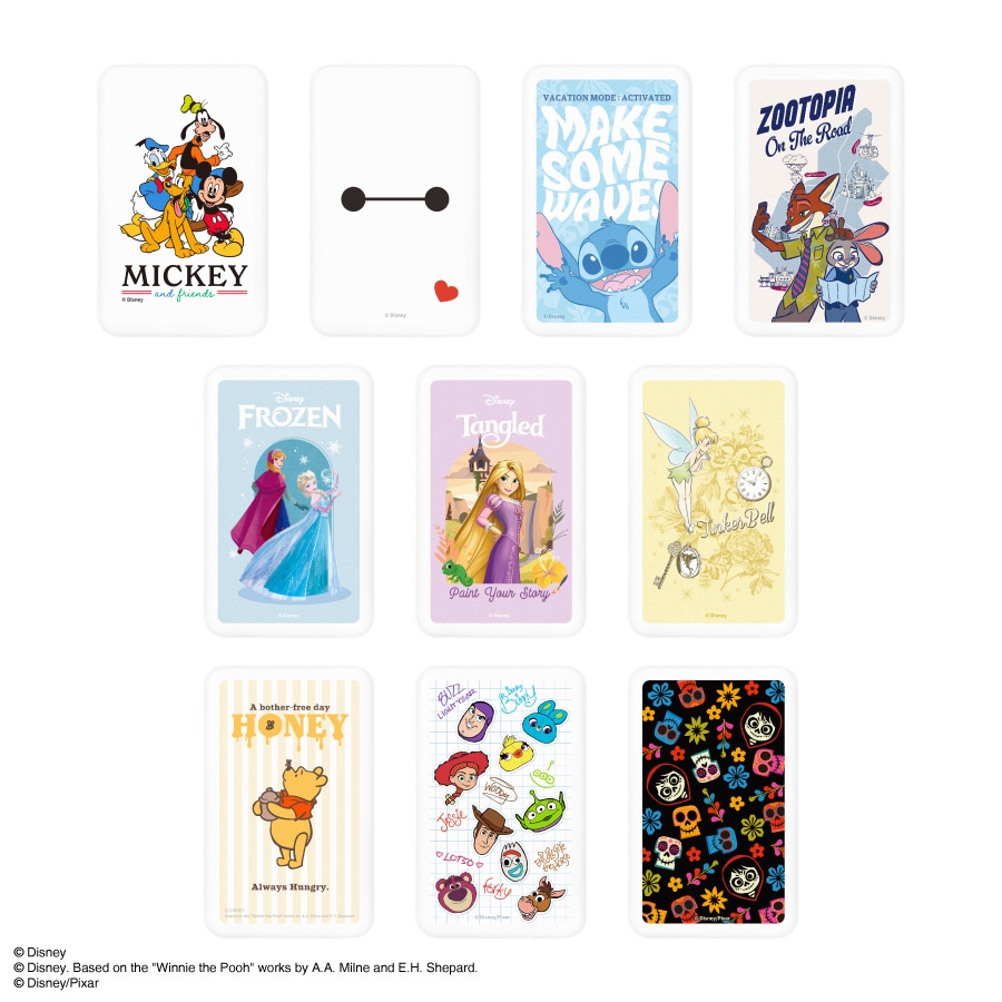 ディズニーキャラクター、ピクサーキャラクター ／ MagSafe 対応 ワイヤレスリチウム充電器 5000mAh