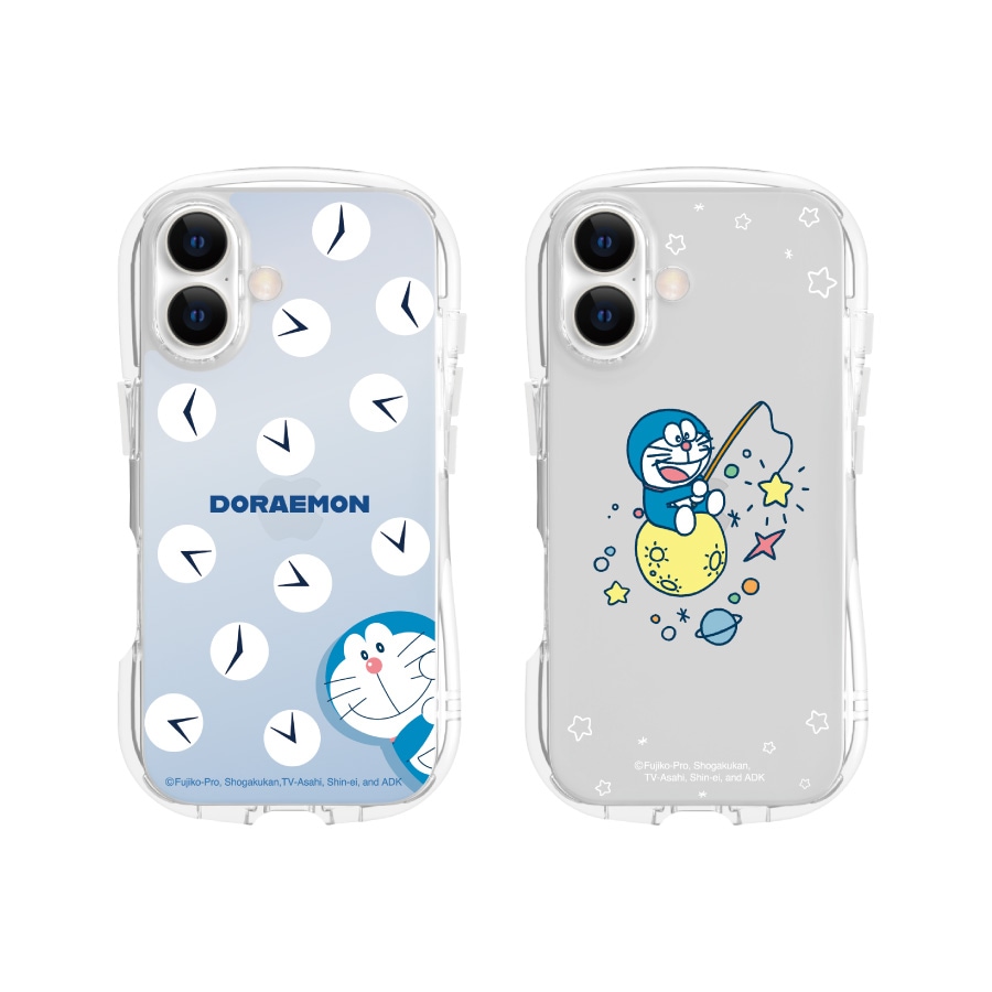 ドラえもん iPhone17 対応 クリスタルクリアケース