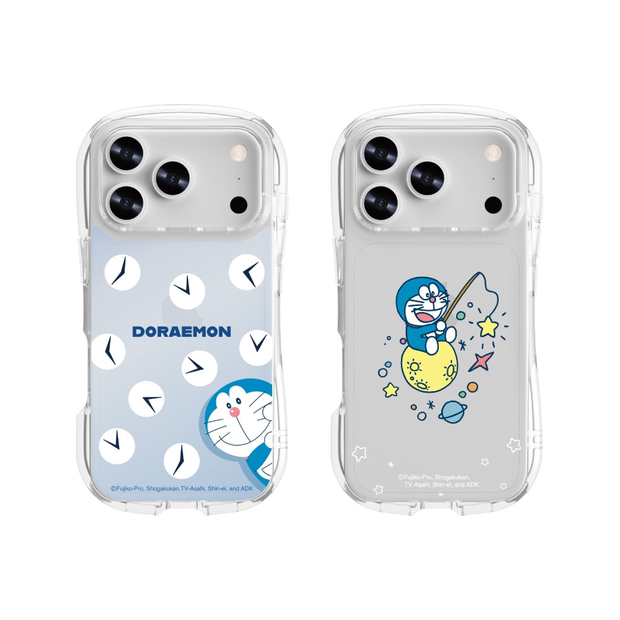 ドラえもん iPhone17 Pro 対応 クリスタルクリアケース
